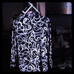 Susan Graver small Liquid knit Mock Turtle Knit